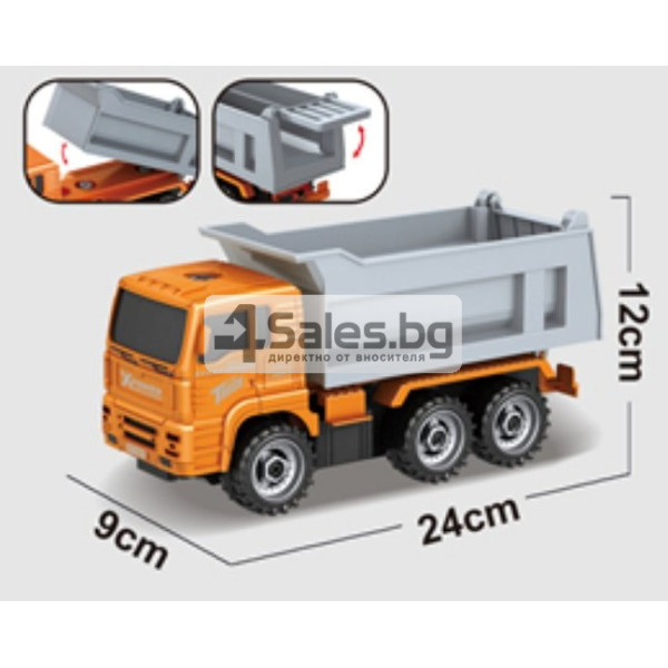 Камион-играчка с възможност за товарене-разтоварване WJC41