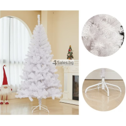 Коледна Снежно бяла елха с шишарки  ТОП ПРЕДЛОЖЕНИЕ SD43-1