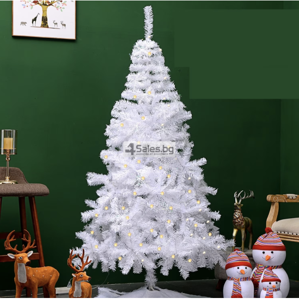 Коледна Снежно бяла елха с шишарки  ТОП ПРЕДЛОЖЕНИЕ SD43-1 6