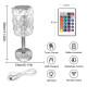 LED RGB сензорна настолна кристална лампа с функция за 16 цвята и дистанционно управление TV1297 2