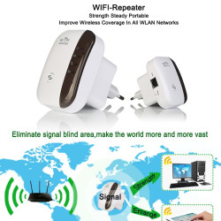 Безжичен ретранслатор на Wi-Fi сигнал с вграден усилвател WF13 5