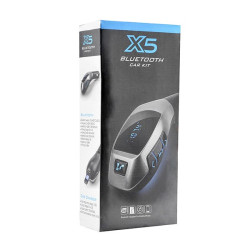 Bluetooth трансмитер за автомобил с LCD дисплей X5 HF8 16