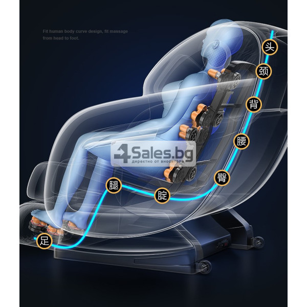 Многофункционален, професионален масажен стол с екран отчитащ всички показатели 300C 10