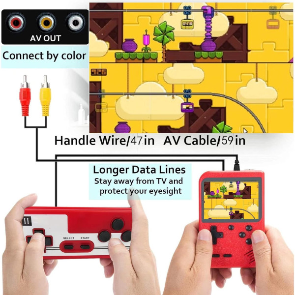 Конзола за видеоигри GameBoy ретро игра, мини ръчен плейър