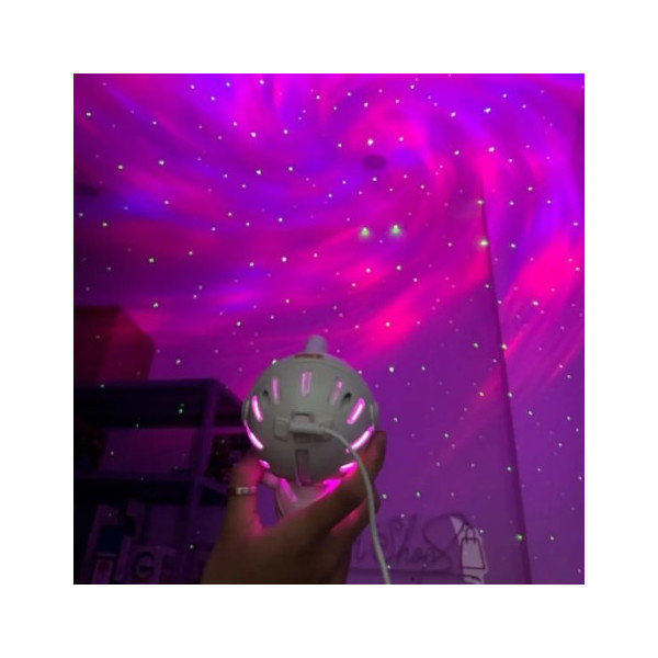 Нощна лампа прожектор Астронавт с дистанционно, с ефект "Звездно небе" WJ118