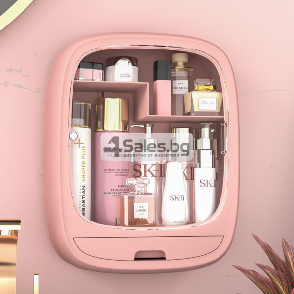 Висящ шкаф за баня, предназначен за съхранение на кремове, грим и разнообразна козметика TV1287 1