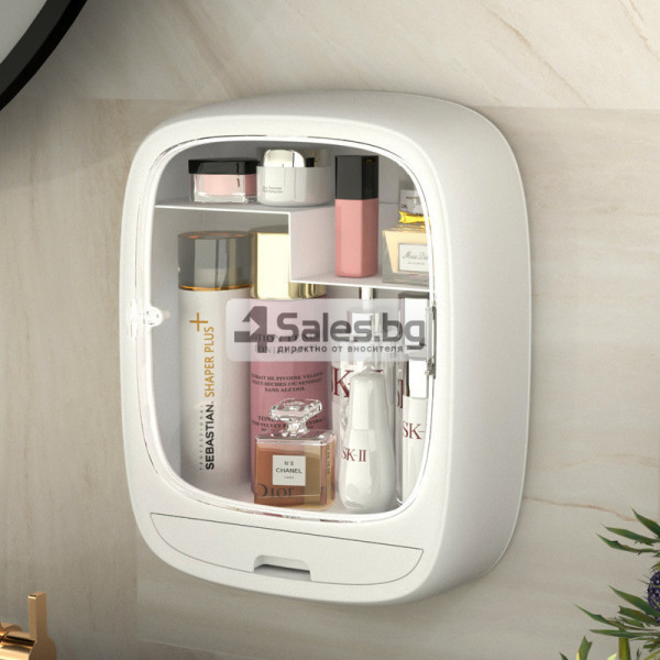 Висящ шкаф за баня, предназначен за съхранение на кремове, грим и разнообразна козметика TV1287 4
