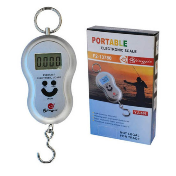 Преносим електронен кантар, WeiHeng, до 50 кг, ръчен SD343