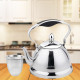 Луксозен чайник за чай с цедка, висококачесвен инокс, 1L SD382 1