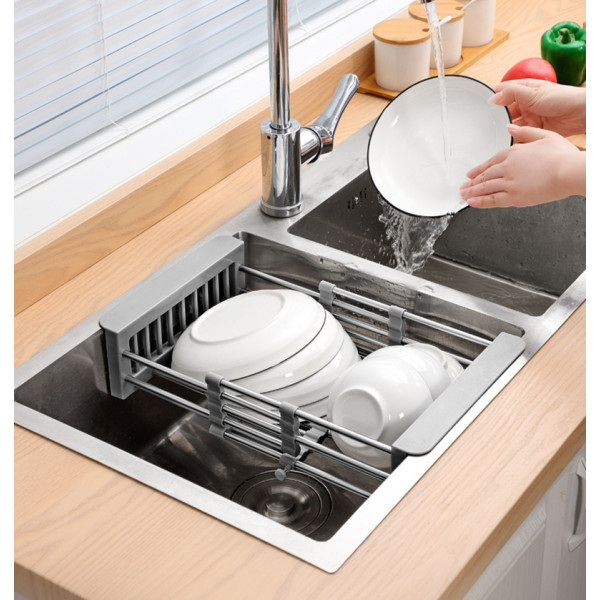 Кухненски телескопичен разтегателен сушилник за мивка, 30 x 22,5 x 9,5см SD318