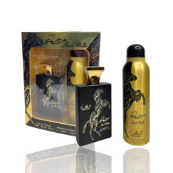 Луксозен мъжки арабски комплект парфюм и дезодорант Lattafa Perfumes Lail Maleki 100ML PF181