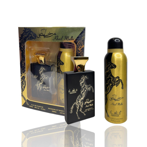 Луксозен мъжки арабски комплект парфюм и дезодорант Lattafa Perfumes Lail Maleki 100ML PF181 1