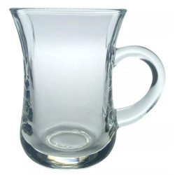 Комплект от 6 броя стъклени чаши, сервиз за кафе или чай, 150ml SD338