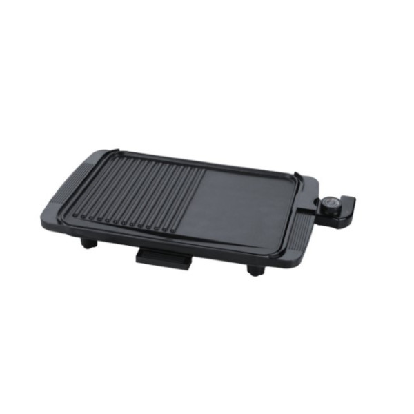 Бездимна електрическа скара Rosberg R51015I, 1500W, 36x26см. плоча с 2 зони на печене, Незалепващо покритие 1