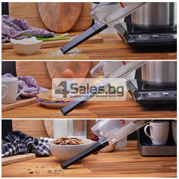 Прахосмукачка вертикална и ръчна 2в1 Rosberg R51001A, 600W, 0.8л., Циклон, Без торба 5