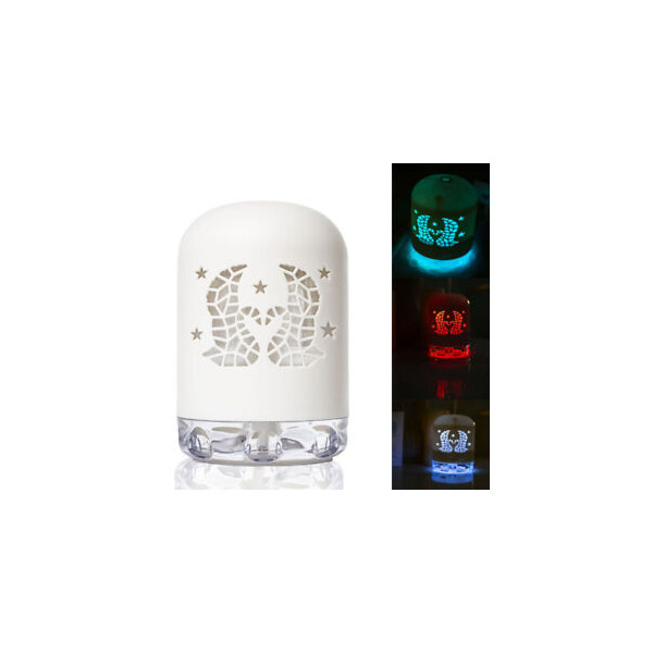 LED мини преносим светещ USB овлажнител за въздух за дома и за автомобила TV281