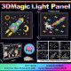 Креативен детски 3D светещ пъзел, 180 части TV1325 2