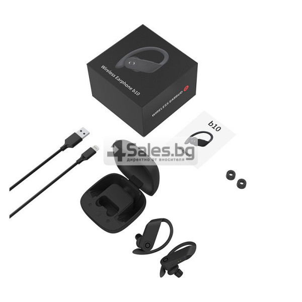Безжични слушалки за спорт с регулируема кука за уши B10 TWS     EP89