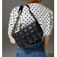 Капитонирана дамска чанта за рамо с асиметричен дизайн на дръжката ILB-13277 4