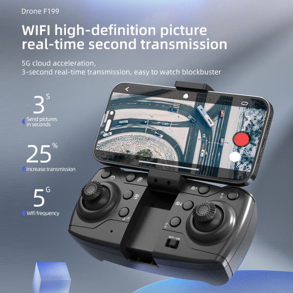 WIFI FPV професионален мини RC сгъваем дрон с 1080 px камера