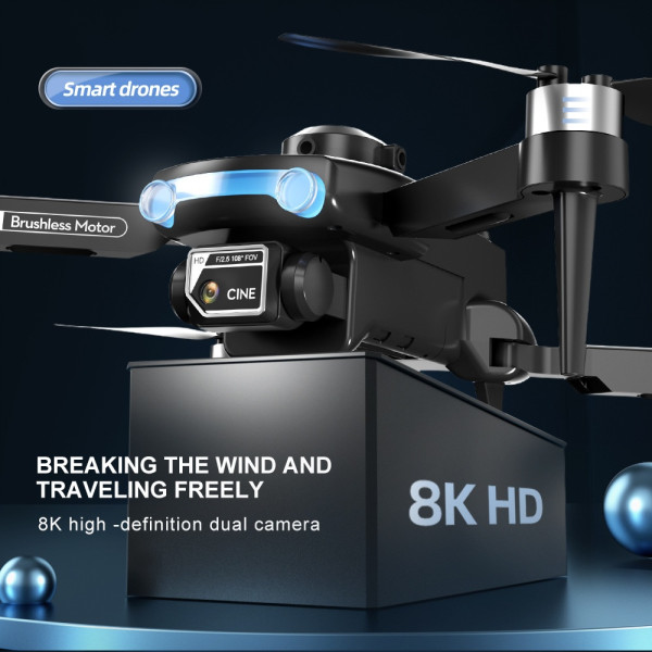 Сгъваем дрон с 8k HD Двойна камера 360 ° на заснемане