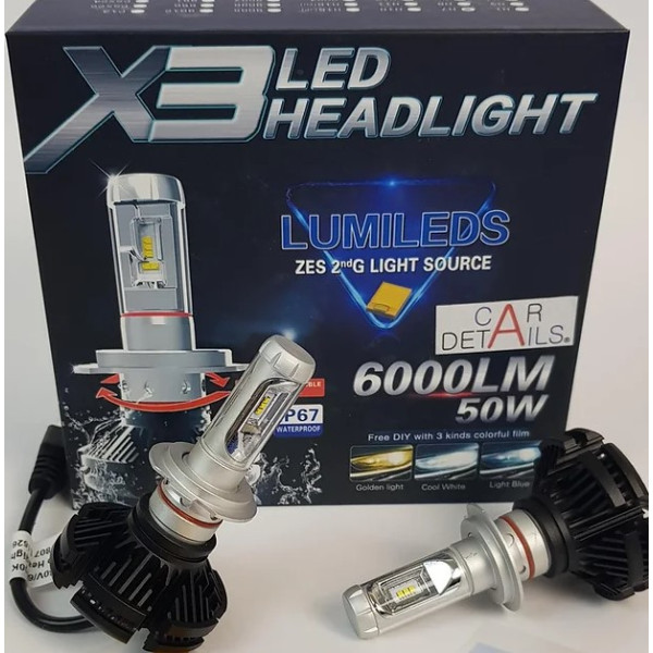LED крушки за фарове Led Kapp X3