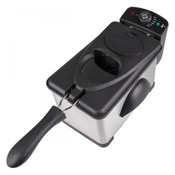 Фритюрник Voltz V51980H/ OV51980P 2000W, 2л./ 3л., демонтиращ се съд, капак и филтър,инокс 1