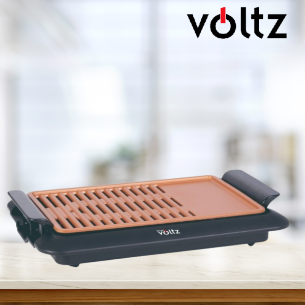 Скара Voltz OV51015J,OV51015O плоча с 2 зони на печене, незалепващо покритие 1