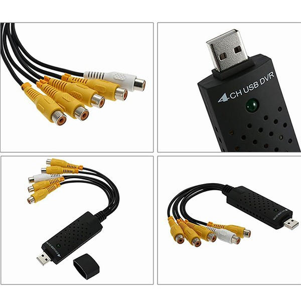 DVR адаптер 4 канален USB вход CA62 3