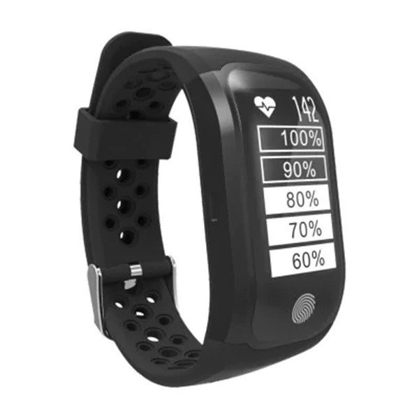 Водоустойчива смарт гривна S908 с крачкомер GPS измерване на сърдечен ритъм SMW18