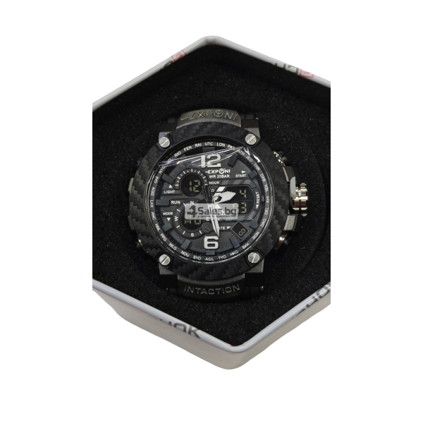 Водоустойчив спортен дигитален часовник EXPONI ILC-13742