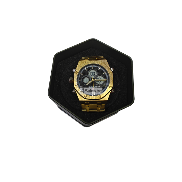 Водоустойчив луксозен метален часовник 2