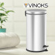 Кофа за смет с педал Vinoks Micro 401400, 3/5/8/12/16/20л., инокс 1 — 4sales Кофа за смет с педал Vinoks Micro 401400, 3/5/8/12/16/20л., инокс 1
