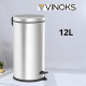 Кофа за смет с педал Vinoks Micro 401400, 3/5/8/12/16/20л., инокс 7 — 4sales Кофа за смет с педал Vinoks Micro 401400, 3/5/8/12/16/20л., инокс 7