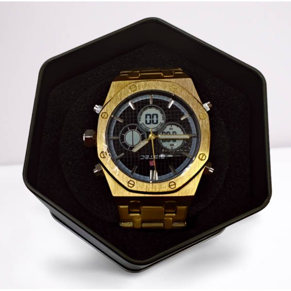 Водоустойчив луксозен метален часовник