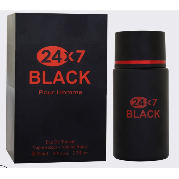 24x7 Black Pour Homme Eau de Toilette 100ml PF67 2