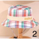 Оцвети лятото с чаровната детска карирана шапка 'Kuku Ji 4