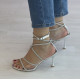 Луксозни стилни дамски сандали с елегантни бляскави елементи F-161D 3