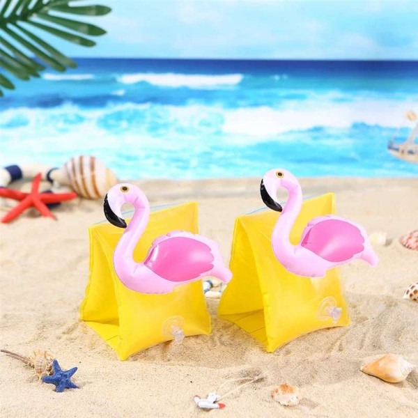 Детски надуваеми ленти с фламинго,за забавление и безопасност 5