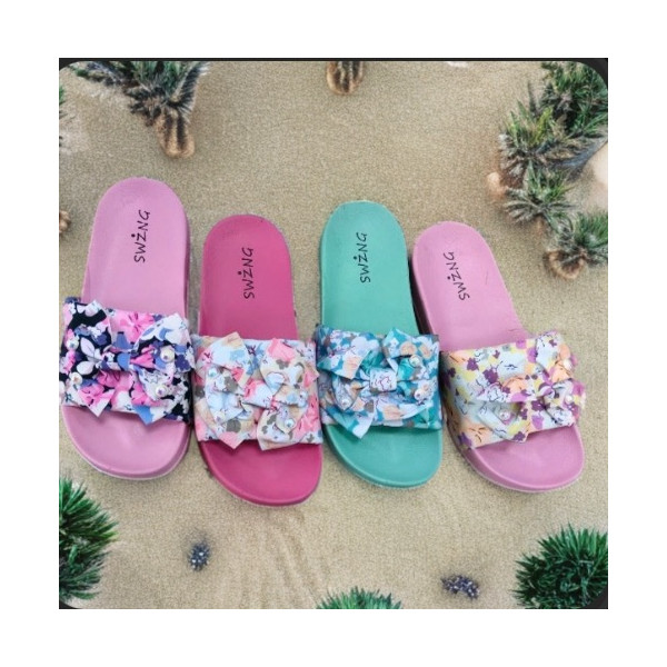 Дамски плажни чехли с уникален цветен дизайн за весело и ярко лятно настроение D5611