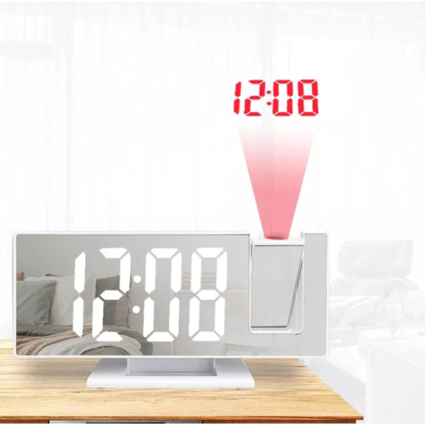 Настолен LED часовник със светещ проектор на тавана TV247 2