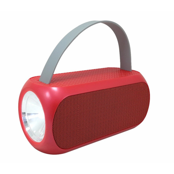 T2329A преносима Bluetooth колонка с FM радио и фенер 1