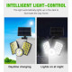 Соларна индукционна улична лампа,външен сензор за слънчево движение с дистанционно управление H LED86 5