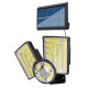 Соларна индукционна улична лампа,външен сензор за слънчево движение с дистанционно управление H LED86 11