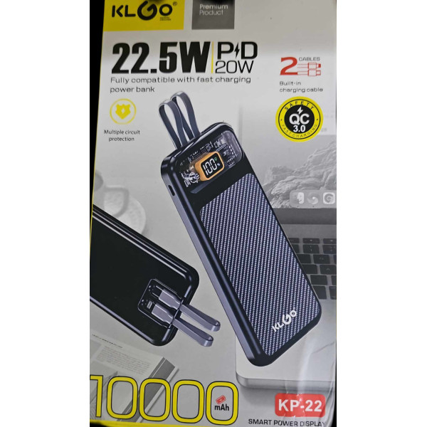 Преносима външна батерия powerbank KLGO KP-22