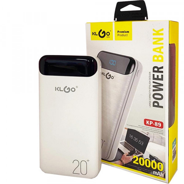 Преносима батерия KLGO KP-89 POWER BANK, 10000/20000mAh с LED дисплей CA53