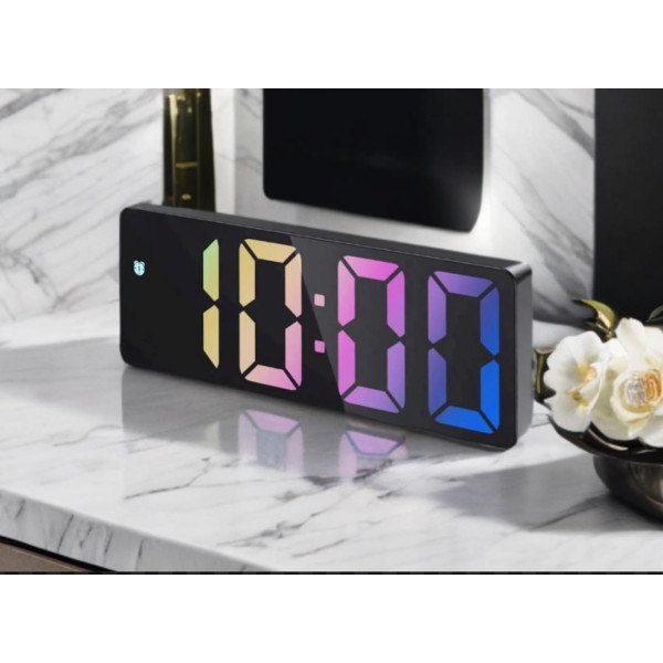 Дигитален настолен часовник с будилник и USB зареждане GH0712L 8