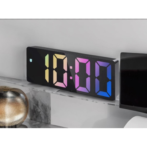Дигитален настолен часовник с будилник и USB зареждане GH0712L