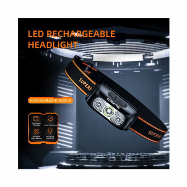 LED челник Led charge headlamp HL-05  FL30