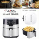 Фритюрник с горещ въздух Lexical Airfryer LAF-3004 , 8L, 1800W, инокс 3